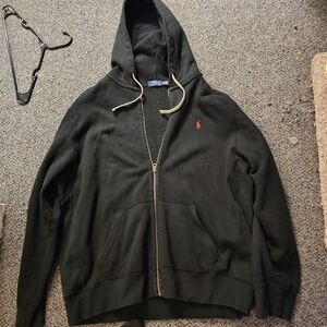 Polo Ralph Lauren Fleece Lined Zip Up With Thermal Hood